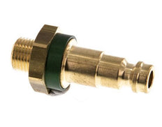 Brass DN 5 Green-Coded Air Coupling Plug G 1/8 inch Male