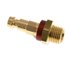 Brass DN 5 Red-Coded Air Coupling Plug G 1/4 inch Male