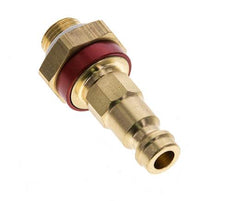 Brass DN 5 Red-Coded Air Coupling Plug G 1/8 inch Male
