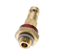 Brass DN 5 Red-Coded Air Coupling Plug G 1/8 inch Male