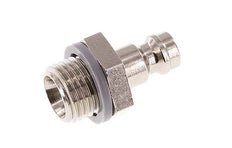Nickel-plated Brass DN 5 Air Coupling Plug G 1/4 inch Male [5 Pieces]
