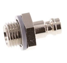 Nickel-plated Brass DN 5 Air Coupling Plug G 1/4 inch Male [5 Pieces]