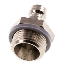 Nickel-plated Brass DN 5 Air Coupling Plug G 3/8 inch Male [2 Pieces]