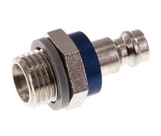 Nickel-plated Brass DN 5 Blue Air Coupling Plug G 1/4 inch Male
