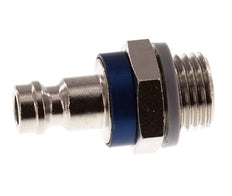 Nickel-plated Brass DN 5 Blue Air Coupling Plug G 1/4 inch Male