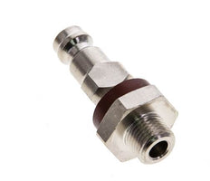 Nickel-plated Brass DN 5 Brown-Coded Air Coupling Plug G 1/8 inch Male
