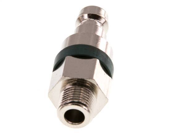 Nickel-plated Brass DN 5 Green Air Coupling Plug G 1/8 inch Male