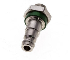 Nickel-plated Brass DN 5 Green-Coded Air Coupling Plug G 1/8 inch Male