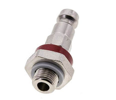 Nickel-plated Brass DN 5 Red-Coded Air Coupling Plug G 1/8 inch Male