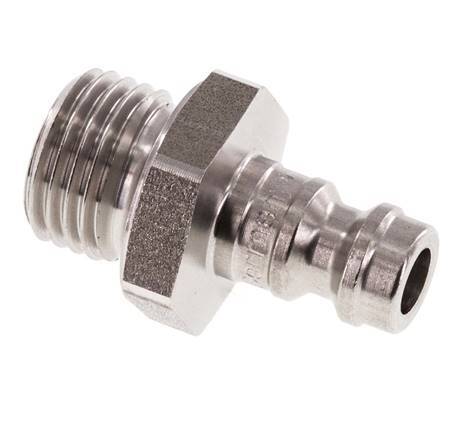 Stainless steel DN 5 Air Coupling Plug G 1/4 inch Male