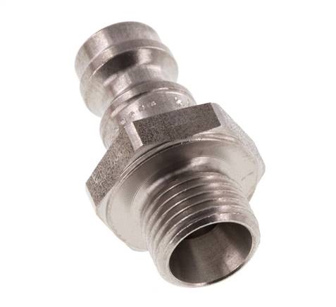 Stainless steel DN 5 Air Coupling Plug G 1/8 inch Male