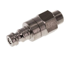 Stainless steel DN 5 Air Coupling Plug G 1/8 inch Male Double Shut-Off