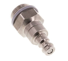 Stainless steel DN 5 Air Coupling Plug G 3/8 inch Male Double Shut-Off