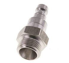 Stainless steel DN 5 Air Coupling Plug G 3/8 inch Male Double Shut-Off