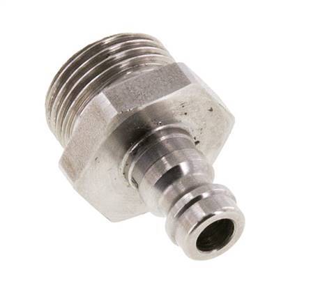 Stainless Steel 316L DN 5 Air Coupling Plug G 3/8 inch Male