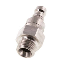 Stainless steel 306L DN 5 Air Coupling Plug G 1/4 inch Male Double Shut-Off