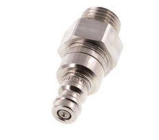 Stainless steel 306L DN 5 Air Coupling Plug G 1/4 inch Male Double Shut-Off