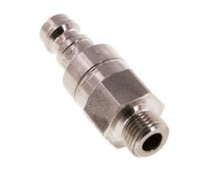 Stainless steel 306L DN 5 Air Coupling Plug G 1/8 inch Male Double Shut-Off
