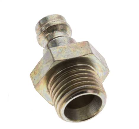 Hardened steel DN 5 Air Coupling Plug G 1/4 inch Male
