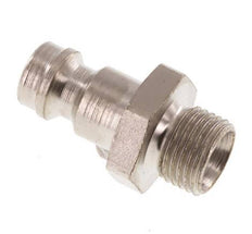 Hardened steel DN 5 Air Coupling Plug G 1/8 inch Male [2 Pieces]