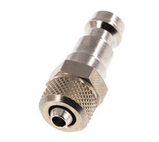 Nickel-plated Brass DN 5 Air Coupling Plug 4x6 mm Union Nut [2 Pieces]