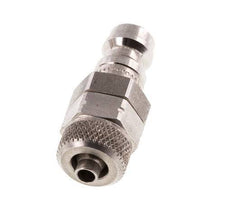 Stainless steel 306L DN 5 Air Coupling Plug 4x6 mm Union Nut