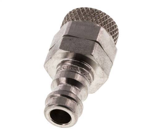 Stainless steel 306L DN 5 Air Coupling Plug 6x8 mm Union Nut