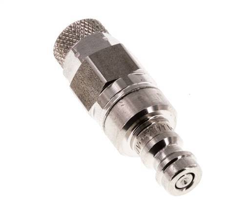 Stainless Steel 316L DN 5 Air Coupling Plug 4x6 mm Union Nut Double Shut-Off
