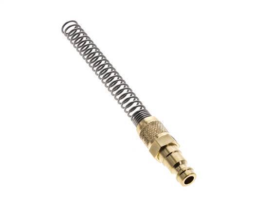 Brass DN 5 Air Coupling Plug 4x6 mm Union Nut Bend-Protect [2 Pieces]