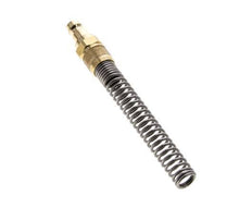 Brass DN 5 Air Coupling Plug 6x8 mm Union Nut Bend-Protect