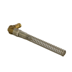 Brass DN 5 Air Coupling Plug 4x6 mm Union Nut Bend-Protect Angle [2 Pieces]