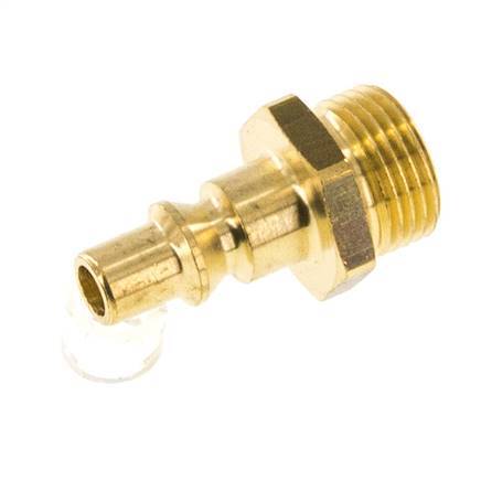 Brass DN 5.5 (Orion) Air Coupling Plug G 3/8 inch Male [5 Pieces]