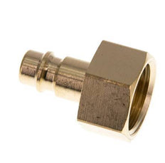 Brass DN 7.2 (Euro) Air Coupling Plug G 1/2 inch Female [2 Pieces]