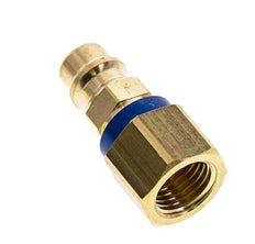 Brass DN 7.2 (Euro) Blue-Coded Air Coupling Plug G 1/4 inch Female