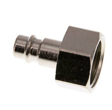 Nickel-plated Brass DN 7.2 (Euro) Air Coupling Plug G 1/2 inch Female [2 Pieces]