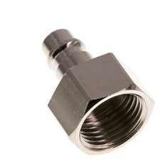Nickel-plated Brass DN 7.2 (Euro) Air Coupling Plug G 1/2 inch Female [2 Pieces]