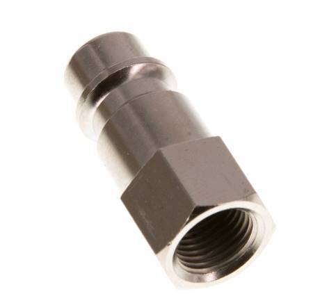Nickel-plated Brass DN 7.2 (Euro) Air Coupling Plug G 1/8 inch Female [2 Pieces]