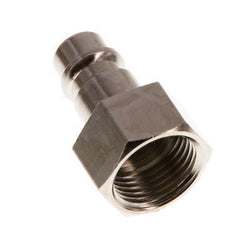 Nickel-plated Brass DN 7.2 (Euro) Air Coupling Plug G 3/8 inch Female [2 Pieces]