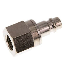 Nickel-plated Brass DN 7.2 (Euro) Air Coupling Plug G 1/4 inch Female Double Shut-Off