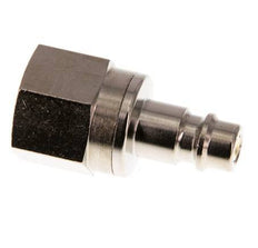 Nickel-plated Brass DN 7.2 (Euro) Air Coupling Plug G 1/4 inch Female Double Shut-Off