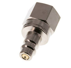Nickel-plated Brass DN 7.2 (Euro) Air Coupling Plug G 3/8 inch Female Double Shut-Off