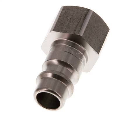 Stainless steel DN 7.2 (Euro) Air Coupling Plug G 1/4 inch Female