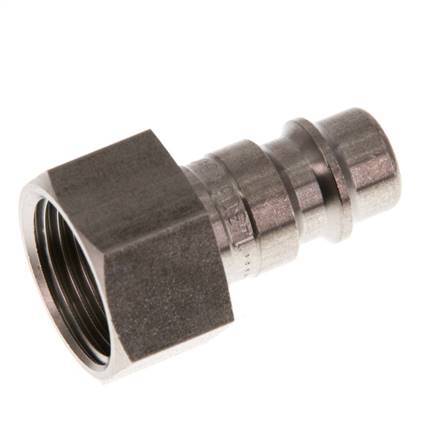 Stainless steel DN 7.2 (Euro) Air Coupling Plug G 3/8 inch Female