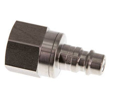 Stainless steel DN 7.2 (Euro) Air Coupling Plug G 1/4 inch Female Double Shut-Off