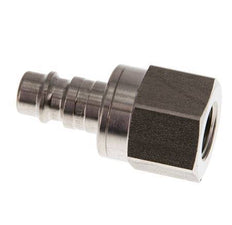 Stainless steel DN 7.2 (Euro) Air Coupling Plug G 1/4 inch Female Double Shut-Off