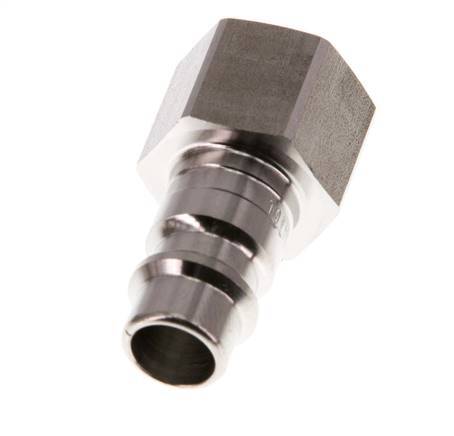 Stainless Steel 316L DN 7.2 (Euro) Air Coupling Plug G 1/4 inch Female