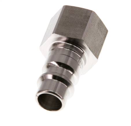 Stainless Steel 316L DN 7.2 (Euro) Air Coupling Plug G 1/4 inch Female