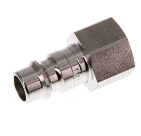 Stainless Steel 316L DN 7.2 (Euro) Air Coupling Plug G 1/4 inch Female