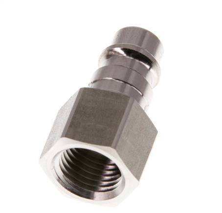 Stainless Steel 316L DN 7.2 (Euro) Air Coupling Plug G 1/4 inch Female