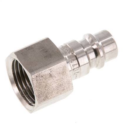 Stainless Steel 316L DN 7.2 (Euro) Air Coupling Plug G 3/8 inch Female